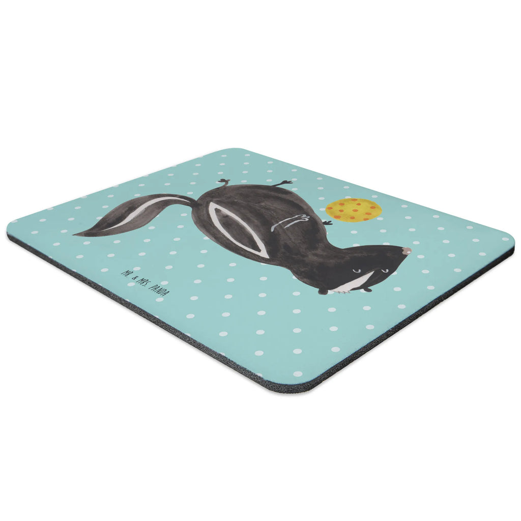 Mauspad Stinktier Ball Designer Mauspad, Mauspad Büro, Computer zubehör, Arbeitszimmer, Büroausstattung, Einzigartiges Mauspad, Mousepad, Mauspad, PC Zubehör, Mausunterlage, Stinktier, Skunk, Wildtier, verspielt, Stinki, Stinker, Raubtier, Weisheit