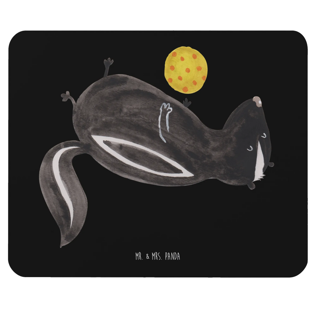 Mauspad Stinktier Ball Designer Mauspad, Mauspad Büro, Computer zubehör, Arbeitszimmer, Büroausstattung, Einzigartiges Mauspad, Mousepad, Mauspad, PC Zubehör, Mausunterlage, Stinktier, Skunk, Wildtier, verspielt, Stinki, Stinker, Raubtier, Weisheit