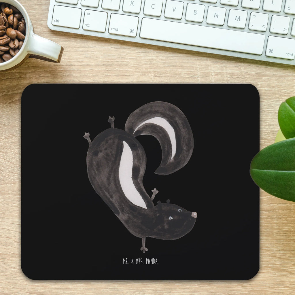 Mauspad Stinktier Handstand Computer zubehör, Mauspad Büro, Designer Mauspad, PC Zubehör, Mousepad, Mausunterlage, Mauspad, Einzigartiges Mauspad, Büroausstattung, Arbeitszimmer, Stinktier, Skunk, verpielt, Raubtier, Kind, Stinki, Spielplatz, Wildtier, Stinker