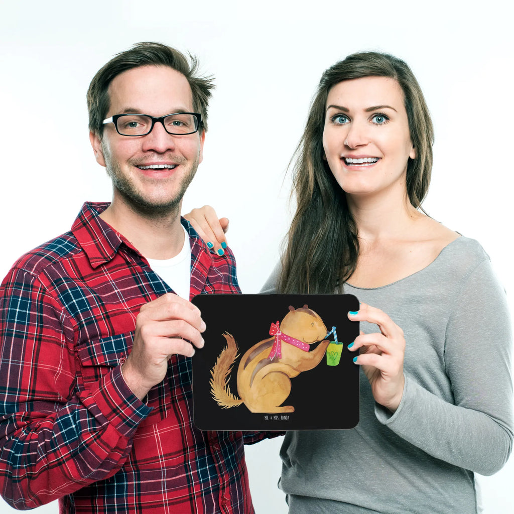 Podkładka pod mysz wiewiórka Smoothie Motywy zwierzęce, dobra energia, zabawne powiedzonka, zwierzęta