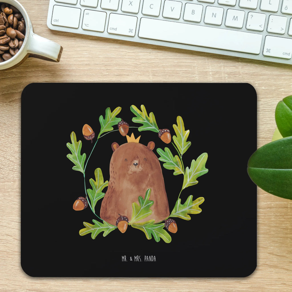 Mouse mat bear king Print, saying, Study, Motif, fun, PC, Work, Mouse Pad, Gift, mousepad, Mouse, Student, Office, Pad, bear, teddy, teddy bear, cuddly toy, best daddy, Daddy Bear, world best daddy, Daddy, Dad, Bear, Father's Day, Father