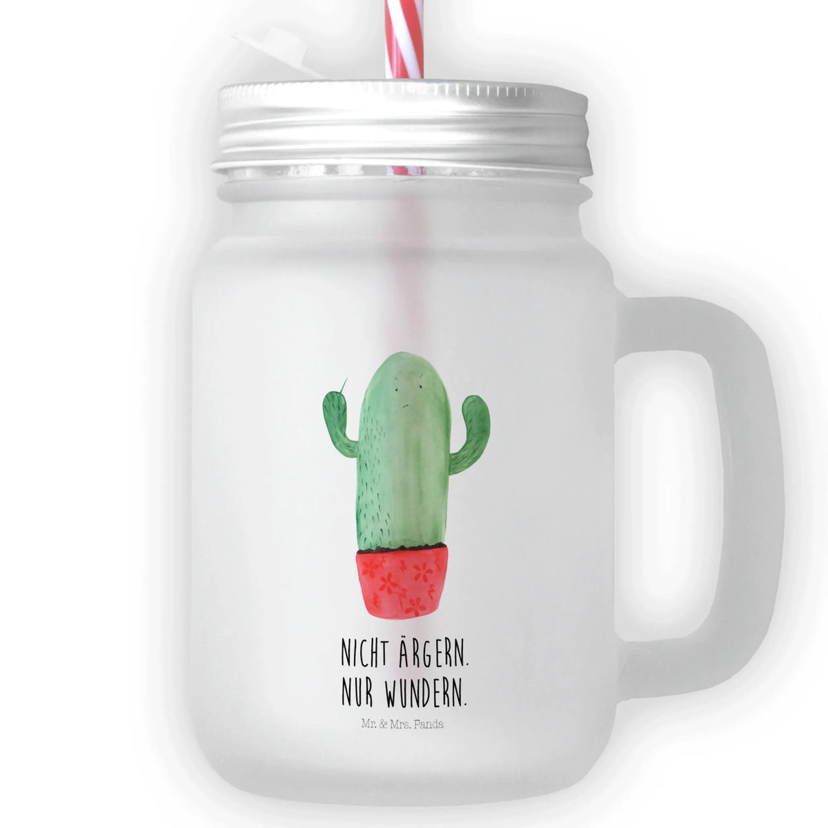 Szklanka Mason Jar Kaktus gniew