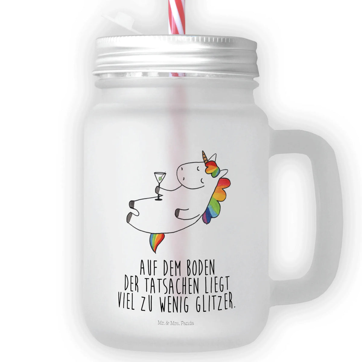Szklanka Mason Jar jednorożec koktajl dekoracje jednorożca, Jednorożec, jednorożce