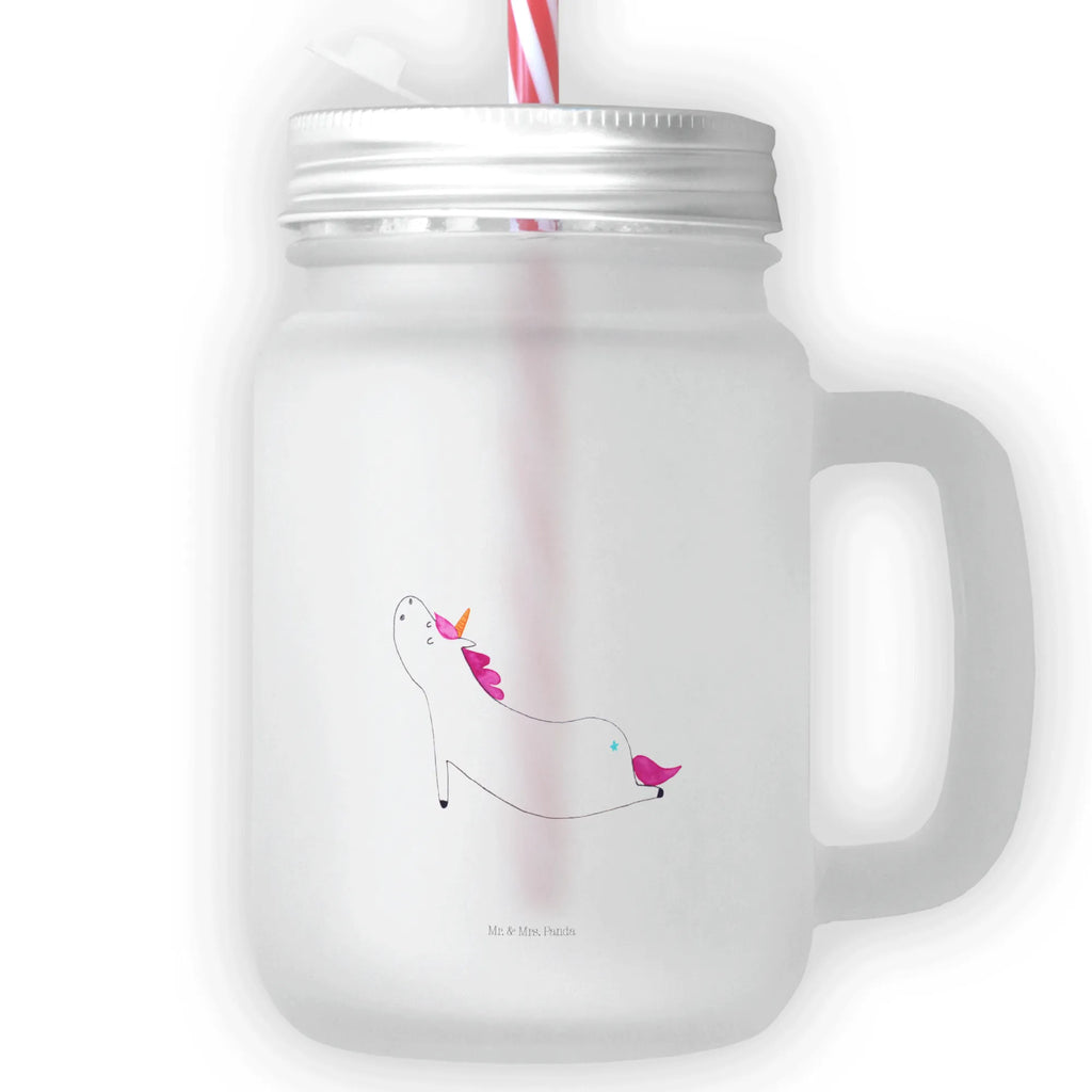Szklanka Mason Jar jednorożec joga Jednorożec, jednorożce, dekoracje jednorożca, jednorożec