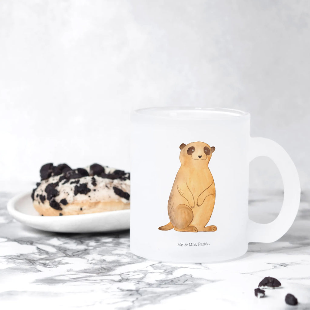 Teetasse Erdmännchen Teeglas, Teetasse Glas, Trinkglas, glastasse, Teetasse aus Glas, Teetasse, Teegläser, Große Teetasse, tasse glas, becher für tee, Tasse Für Tee, Glasbecher, becher glas, Tee Tasse, Tasse, getränkeglas, Glas Teebecher, Becher, Afrika, Wildtiere, Weltreise, Erdmännchen, Reisen, Traveling, Roadtrip, Afrikareise, Spruch
