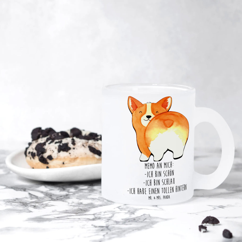 Glass tea cup corgi buttocks tea glass, tea, glass, mug, Tea cup, dog, mutt, hound, woof, dog mama, dog breed, love dogs, love for dogs, dog decorative items, bag with dog print, funny gifts for dog owners, what do you give a dog lover, Christmas gifts for dogs, gifts for dogs, dog sayings, Saying, Self love, Dog, Motivation, Dog love, Corgie