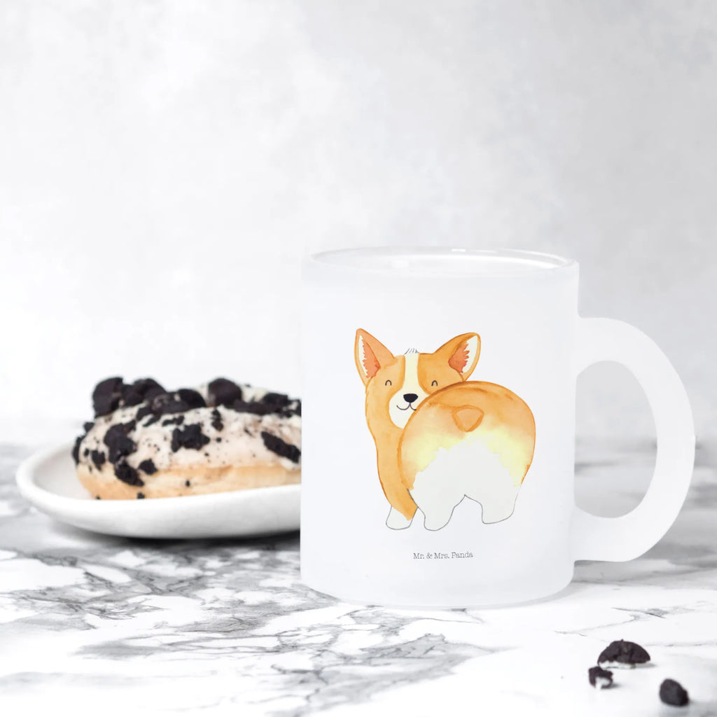 Glass tea cup corgi buttocks tea glass, tea, glass, mug, Tea cup, dog, mutt, hound, woof, dog mama, dog breed, love dogs, love for dogs, dog decorative items, bag with dog print, funny gifts for dog owners, what do you give a dog lover, Christmas gifts for dogs, gifts for dogs, dog sayings, Saying, Self love, Dog, Motivation, Dog love, Corgie
