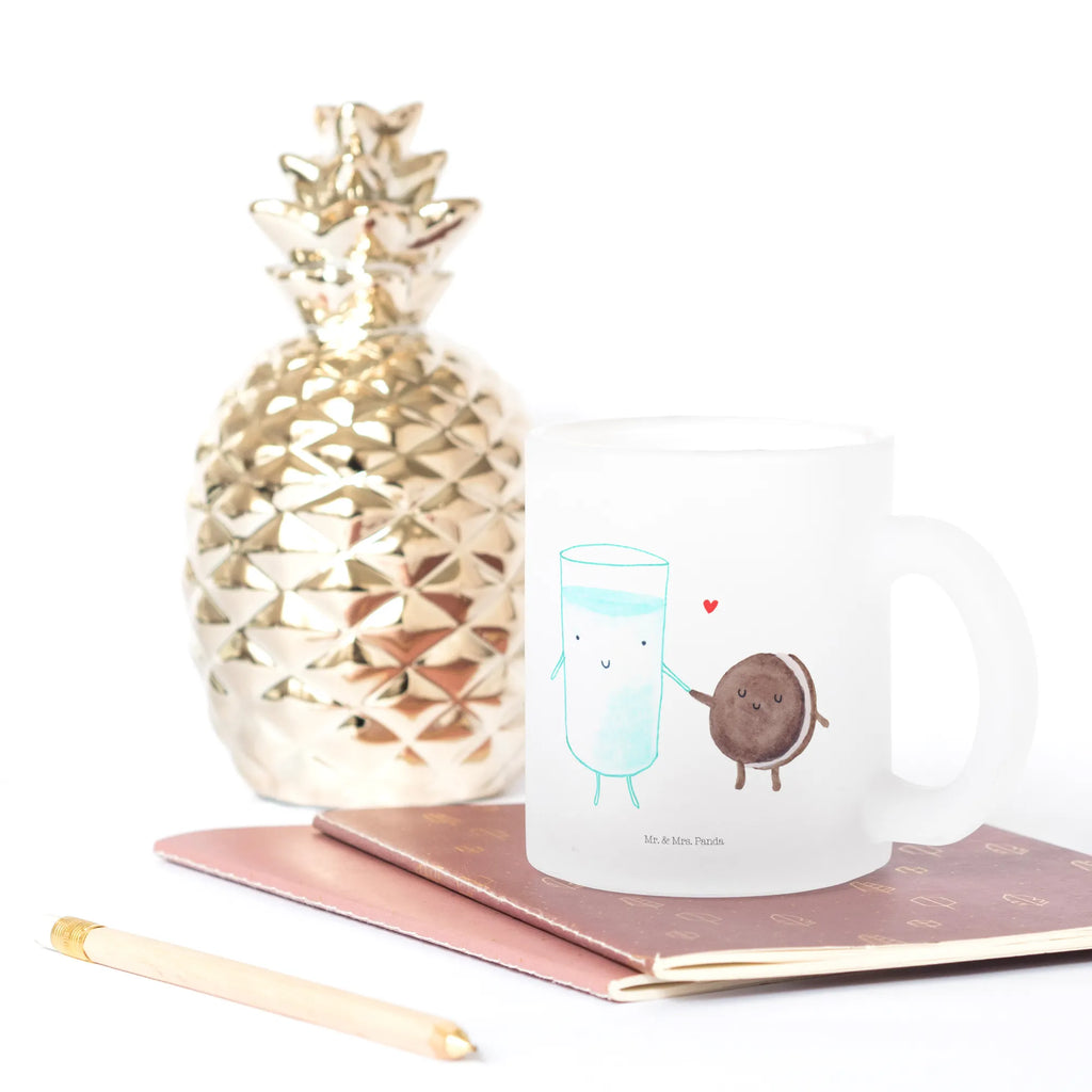 Filiżanka do herbaty mleko ciastko Motywy zwierzęce, dobra energia, zabawne powiedzonka, zwierzęta