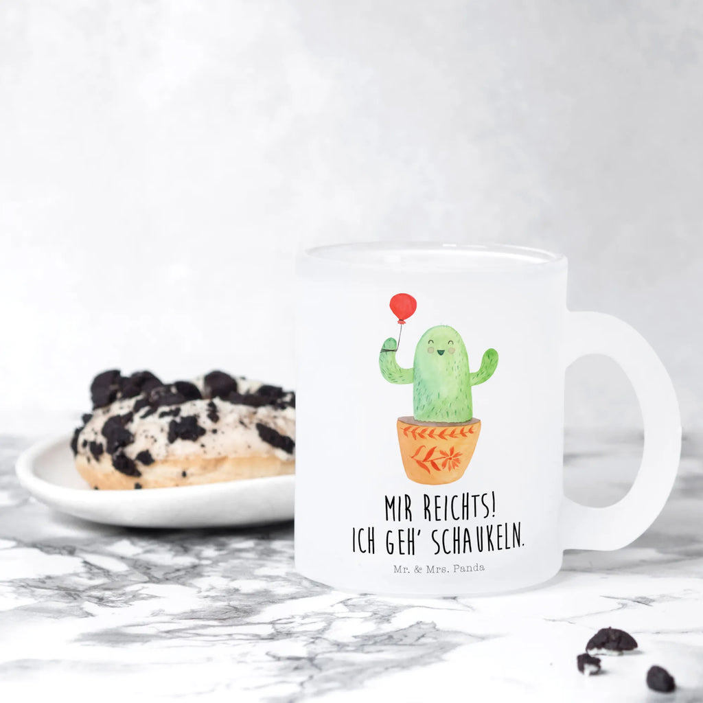 Glass tea cup cactus balloon glass, mug, Tea cup, tea, tea glass, cactus, cactuses, plants, cactus plant, small green cactus, cacti, boyfriend, office life, exam, girlfriend, new start, stress, education, balloon, office, joy