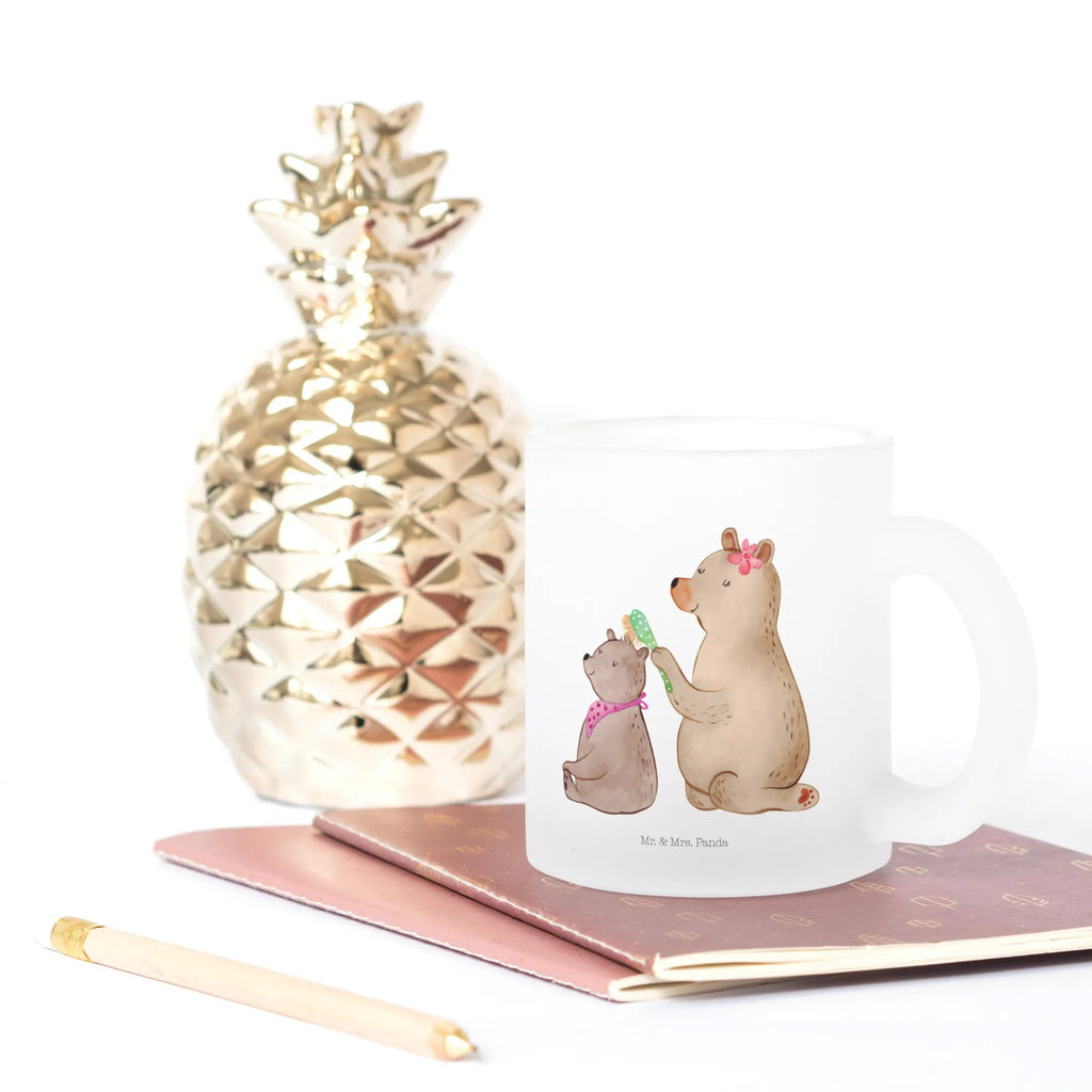 Teetasse Bär mit Kind glastasse, Glasbecher, getränkeglas, Teetasse, Teetasse aus Glas, becher glas, Tasse Für Tee, Teeglas, tasse glas, Becher, becher für tee, Tee Tasse, Teegläser, Teetasse Glas, Trinkglas, Glas Teebecher, Tasse, Große Teetasse, Muttertag, Vatertag, Mama, Papa, Oma, Opa, Familie, Schwester, Bruder, Mutter, Geschenk, Mutti