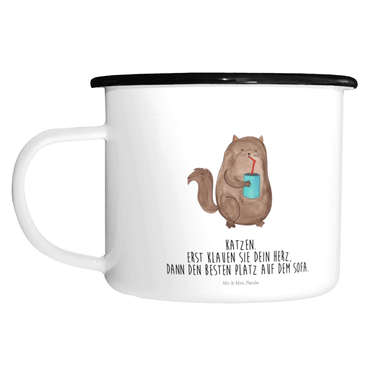 XL enamel cup Cat can meow, kitten, housecat, mama cat, love cats, cat image, cat fan, cat lover, cat fancier, cat decoration, gift for cat lover, cat owner, funny cats, cat sayings, cat motto, funny cat gifts, fan merchandise, cat stuff, animal lover, tomcat, kitty, food, pet, cat food, pussy