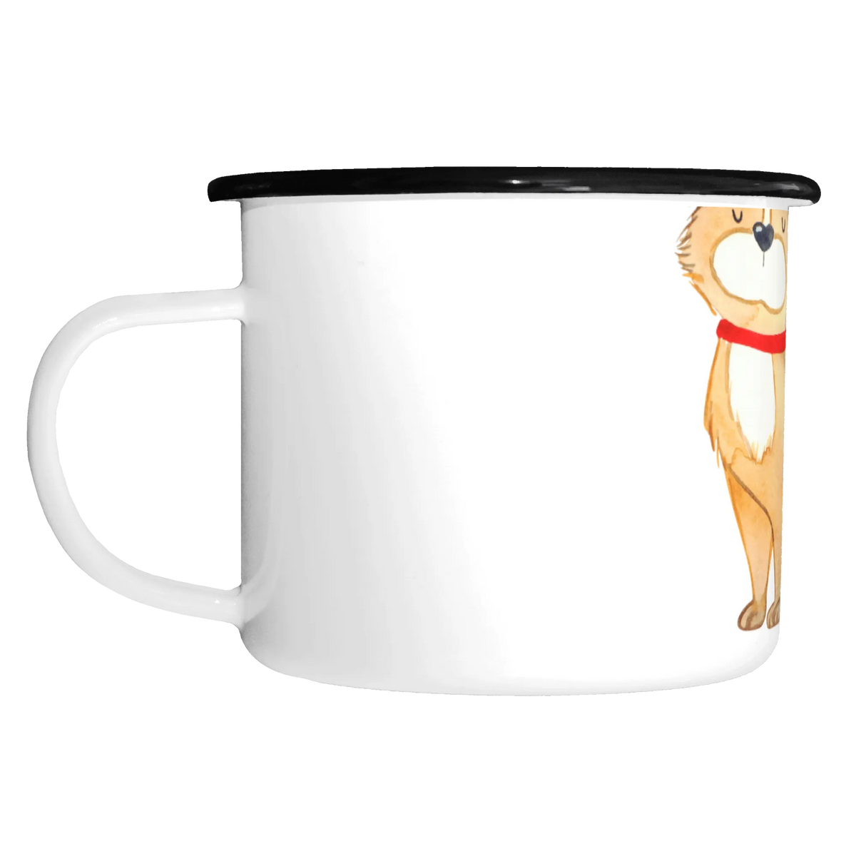XL enamel cup Dog Luck motif cup, drinking cup, camping mug, decorative mug, metal cup, coffee mug, enamelled, mug, camping, enamel look, cup printing, outdoor cup, unbreakable, coffee cup, XL Enamel cup, dog, mutt, hound, woof, dog mama, dog breed, love dogs, love for dogs, dog decorative items, bag with dog print, funny gifts for dog owners, what do you give a dog lover, Christmas gifts for dogs, gifts for dogs, dog sayings, dog owner, dog love, slogan, dog mom, love, Corgie