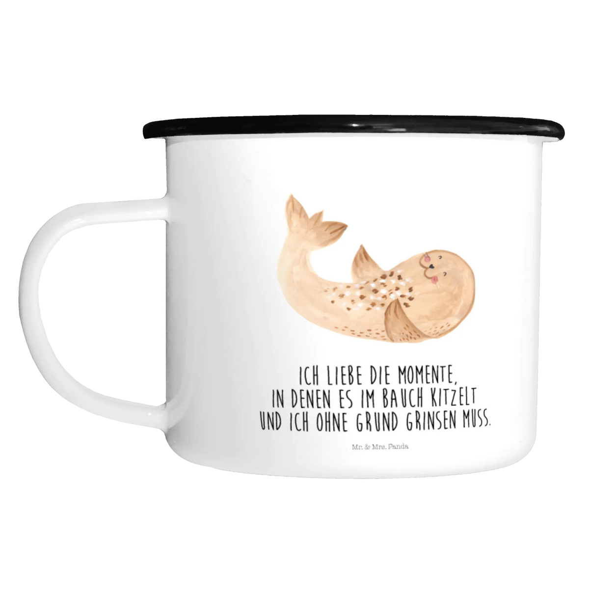 XL enamel cup seal Lay Campingbecher, Große Tasse, emaillebecher, Emaille Teetasse, Reisebecher, Outdoor Becher, Pott, Emaille Becher Outdoor, Outdoor Tasse, Emaille Tasse Für Garten, Retro Emaille Tasse, großer becher, Camping Tasse, Vintage Emaillebecher, Emaille Tasse, Teebecher, XL Tasse, Teetasse, wandertasse, Haferl, Tasse Aus Emaille, Emaille Tasse Für Camping, Emaille Becher, Emaille Kaffeebecher, Emaillierter Becher, Emaillierte Tasse, Emaille Tasse Für Picknick, Metallbecher, Emailletasse, Metall-Tasse, Tiere, Tiermotive, Lustige Sprüche, Gute Laune, Robben, Meerestier, Ostsee, Lachen, Seehund, Robbe, Nordsee, Freude, Strand