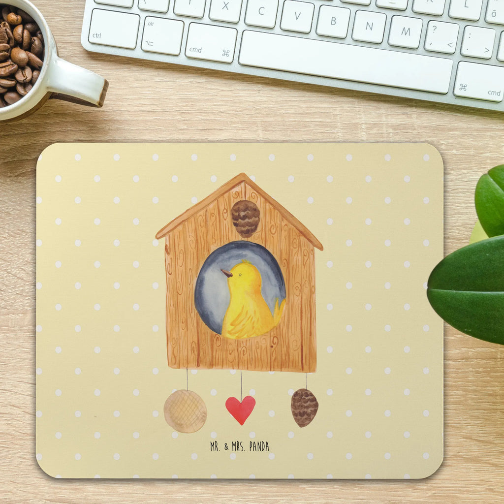 Podkładka pod mysz ptak Dom Motywy zwierzęce, dobra energia, zabawne powiedzonka, zwierzęta