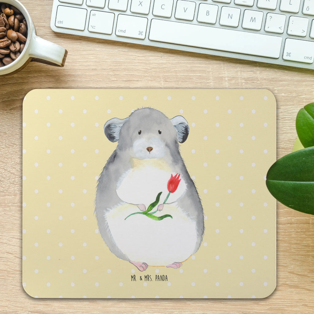 Mouse mat chinchilla flower Mauspad Büro, Arbeitszimmer, Mausunterlage, Mousepad, Designer Mauspad, Mauspad, PC Zubehör, Computer zubehör, Büroausstattung, Einzigartiges Mauspad, Tiermotive, Gute Laune, lustige Sprüche, Tiere, Büroalltag, Depressionen, Büro, Chinchilla, Glücklichsein, traurig sein, Kummer, Chinchillas, Liebeskummer, Chaos