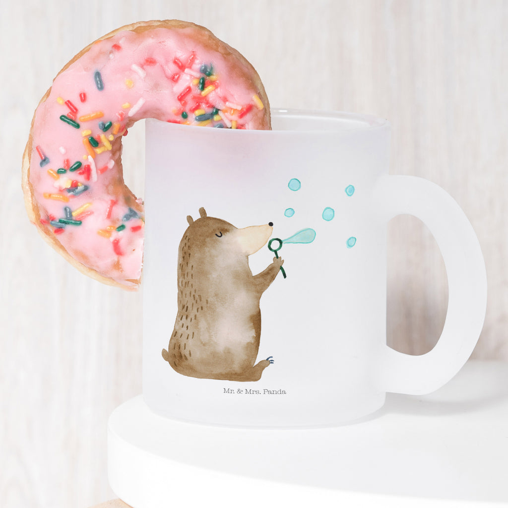Glass tea cup bear soap bubbles tea glass, Tea cup, tea, glass, mug, bear, teddy, teddy bear, cuddly toy, Soap Bubbles Bear Funny Being Happy Sad Happy