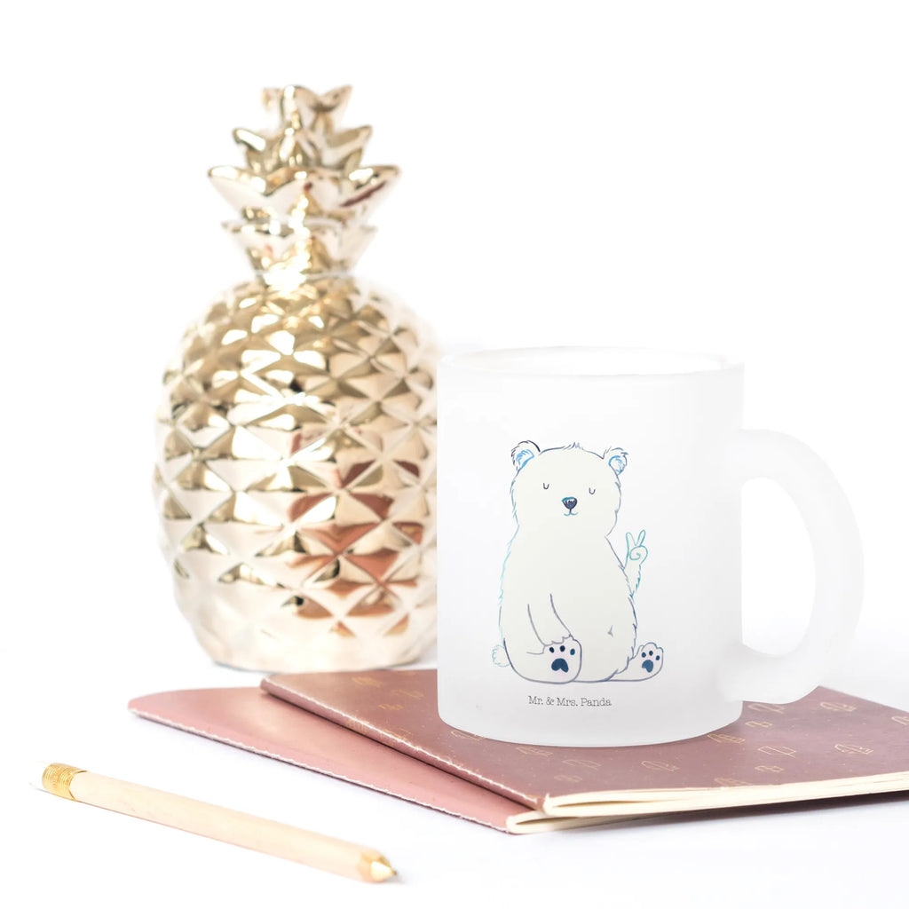 Filiżanka do herbaty Niedźwiedź polarny leniwy Teegläser, Teetasse aus Glas, getränkeglas, Große Teetasse, becher für tee, Teetasse Glas, Teetasse, Tasse, tasse glas, Tee Tasse, Glasbecher, Teeglas, Tasse Für Tee, Becher, becher glas, Glas Teebecher, glastasse, Trinkglas, Teddy, Bär, Teddybär, Bürojob, Büro, Eisbär, Nordpol, Relaxen, Arbeitsplatz, Faul, Homeoffice, Arbeit, Entspannen