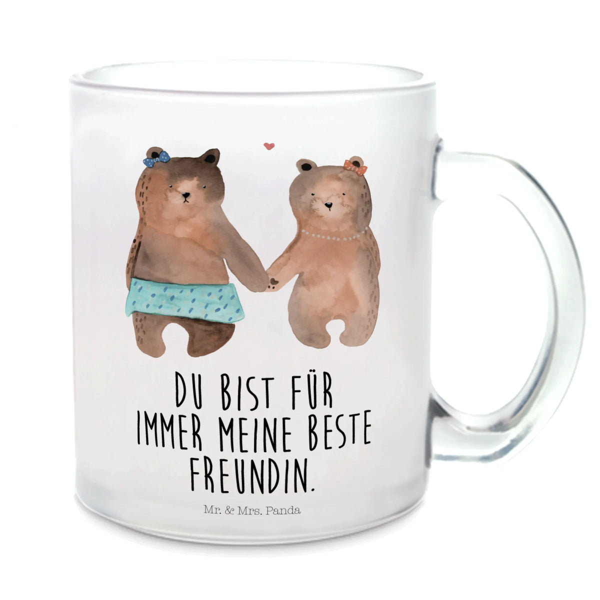 Teetasse Bär Freundin Pott, getränkebecher, Trinkglas, glastasse, Glasbecher, Haferl, getränkeglas, Henkelbecher, Teeglas, Teetasse aus Glas, Tee Tasse, Teetasse Glas, Motivtasse, Teetasse, Henkeltasse, Kakaotasse, Häferl, Glas Teebecher, Teddy, Bär, Teddybär, Bär Freundin Beste Freund Liebe Liebesbeweis Verliebt Kumpel Kumpeliene