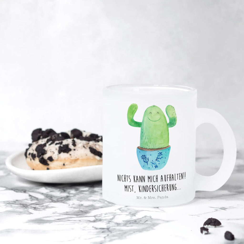 Glass tea cup cactus happy tea, tea glass, mug, Tea cup, glass, cactus, cactuses, plants, cactus plant, small green cactus, child protection, funny, new start, motivation, friend, education, saying, office, office life, family, cacti, colleague, mother