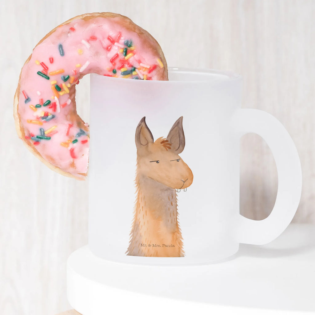 Glass tea cup llama head Annoyed Glasbecher, getränkeglas, becher glas, Tasse, glastasse, Becher, Trinkglas, Glas Teebecher, becher für tee, Teegläser, Teetasse, Tasse Für Tee, tasse glas, Tee Tasse, Teetasse aus Glas, Teeglas, Teetasse Glas, Große Teetasse, Lama, Alpaka, Chefin, Chef, Beste Freundin, Partnerin, Recht haben, Genervt sein, Büroalltag, Azubi, Freundin, Büro, Lamas