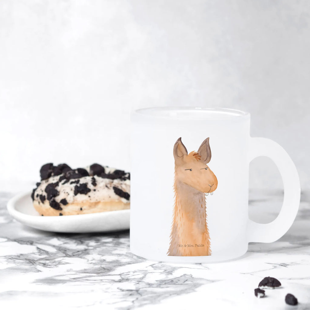 Glass tea cup llama head Annoyed Glasbecher, getränkeglas, becher glas, Tasse, glastasse, Becher, Trinkglas, Glas Teebecher, becher für tee, Teegläser, Teetasse, Tasse Für Tee, tasse glas, Tee Tasse, Teetasse aus Glas, Teeglas, Teetasse Glas, Große Teetasse, Lama, Alpaka, Chefin, Chef, Beste Freundin, Partnerin, Recht haben, Genervt sein, Büroalltag, Azubi, Freundin, Büro, Lamas
