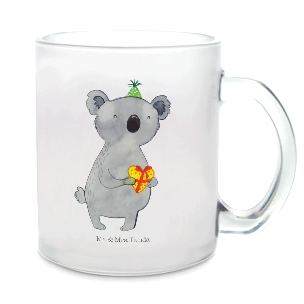 Glass tea cup Koala bear Gift glass, tea, tea glass, Tea cup, mug, Koala, Birthday, Party, Present