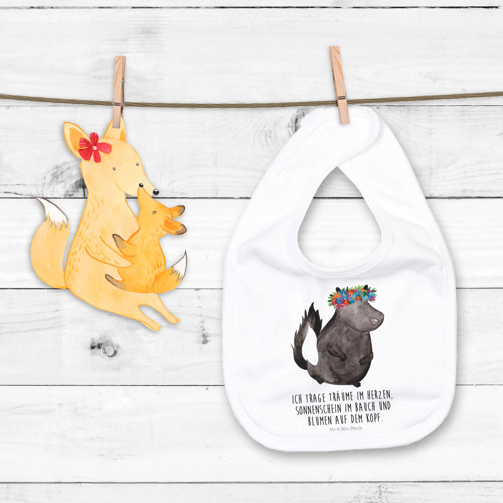 Bib skunk Girl drool bib, spit cloth, baby shower, toddler, baby bib, baby party, Skunk, Namaste, Yoga, Stinky, Wild animal, Laugh, Predator, Stinker, Live, Love