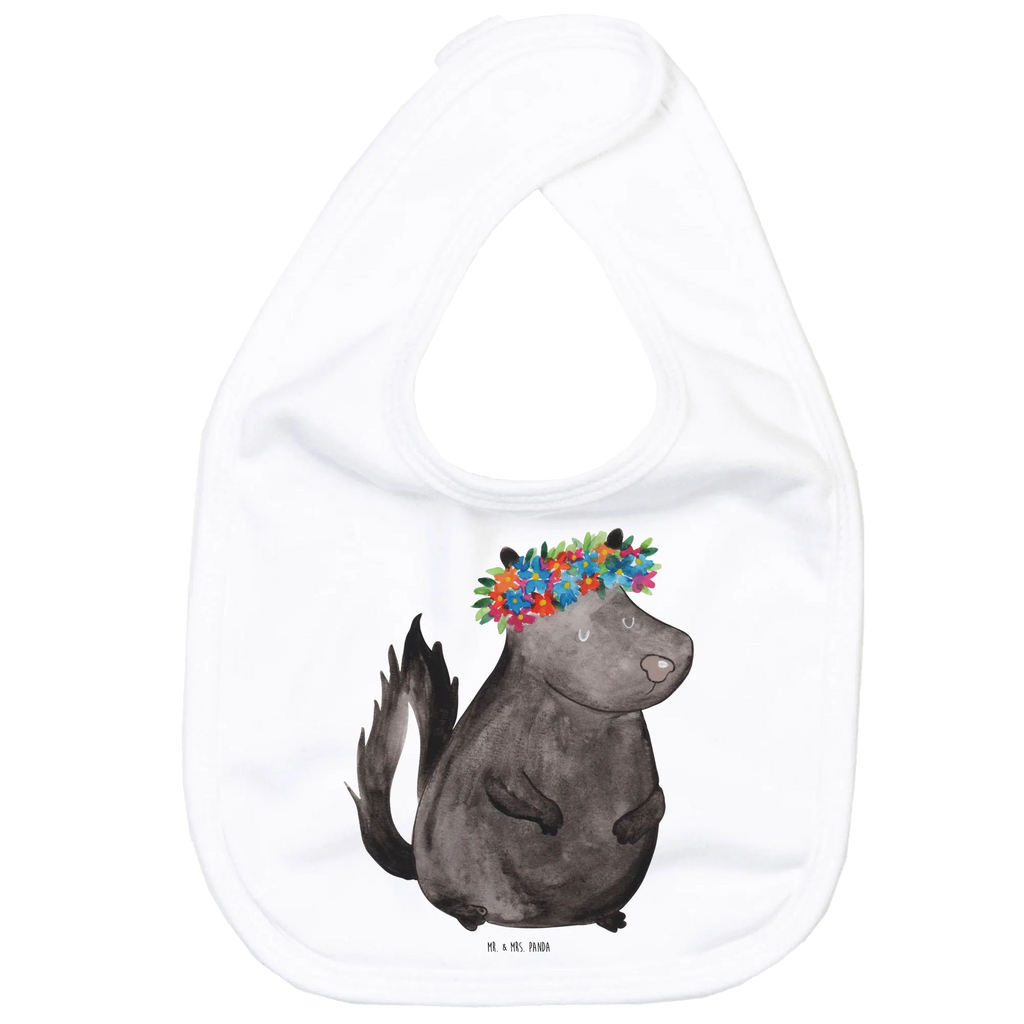 Bib skunk Girl drool bib, spit cloth, baby shower, toddler, baby bib, baby party, Skunk, Namaste, Yoga, Stinky, Wild animal, Laugh, Predator, Stinker, Live, Love