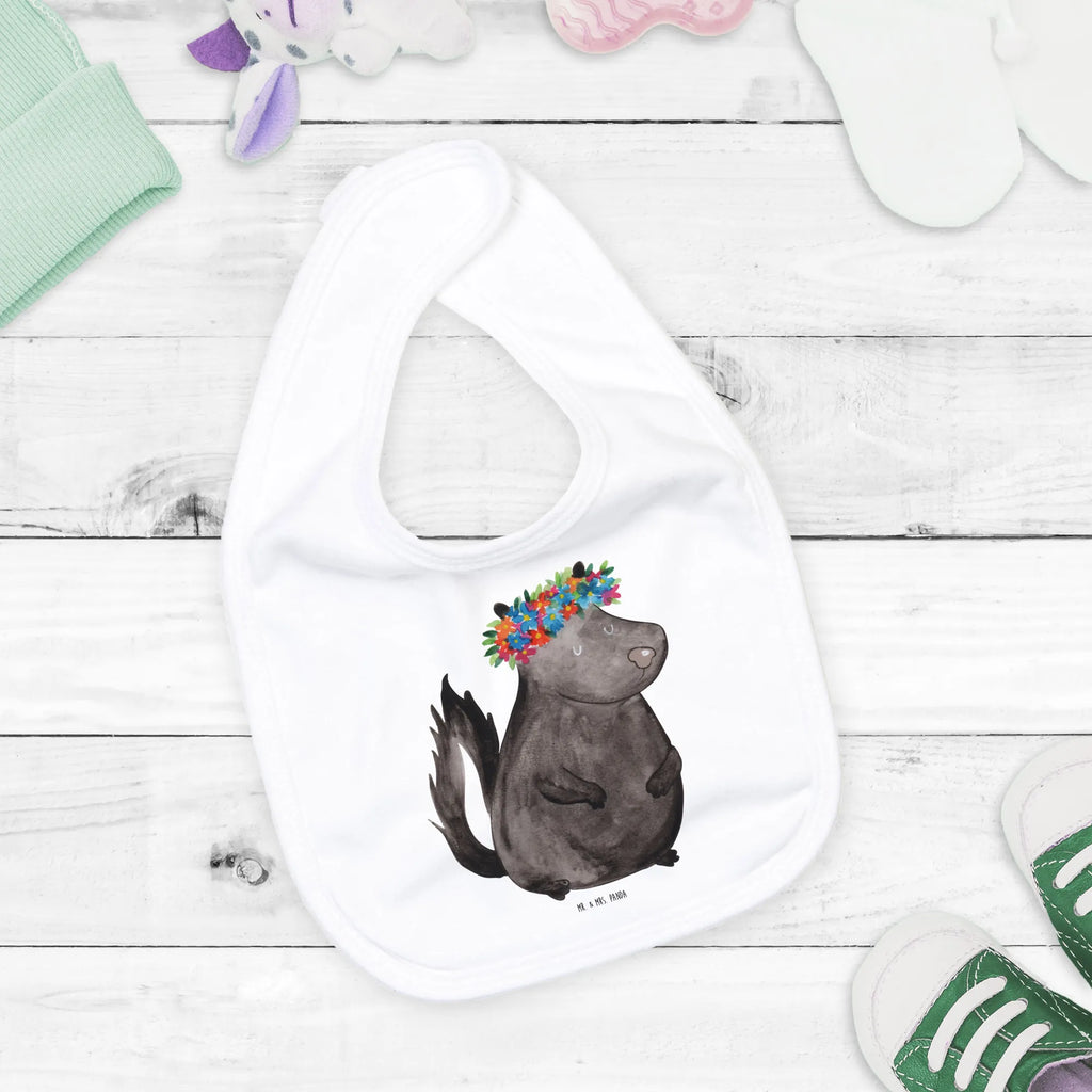 Bib skunk Girl drool bib, spit cloth, baby shower, toddler, baby bib, baby party, Skunk, Namaste, Yoga, Stinky, Wild animal, Laugh, Predator, Stinker, Live, Love