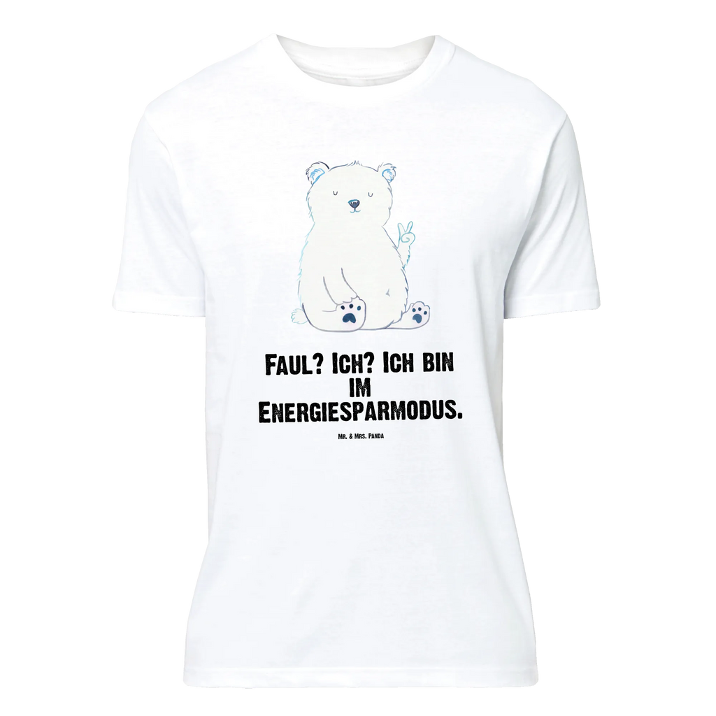 T-Shirt Standard Eisbär Faul Schlafshirt, Damen, Junggesellenabschied, Geburstag, Tshirt, Herrn, T-Shirt mit Spruch, Lustiges T-Shirt, Jubiläum, Shirt, T-Shirt, Nachthemd, Teddy, Bär, Teddybär, Homeoffice, Arbeitsplatz, Relaxen, Bürojob, Entspannen, Faul, Arbeit, Nordpol, Eisbär, Büro