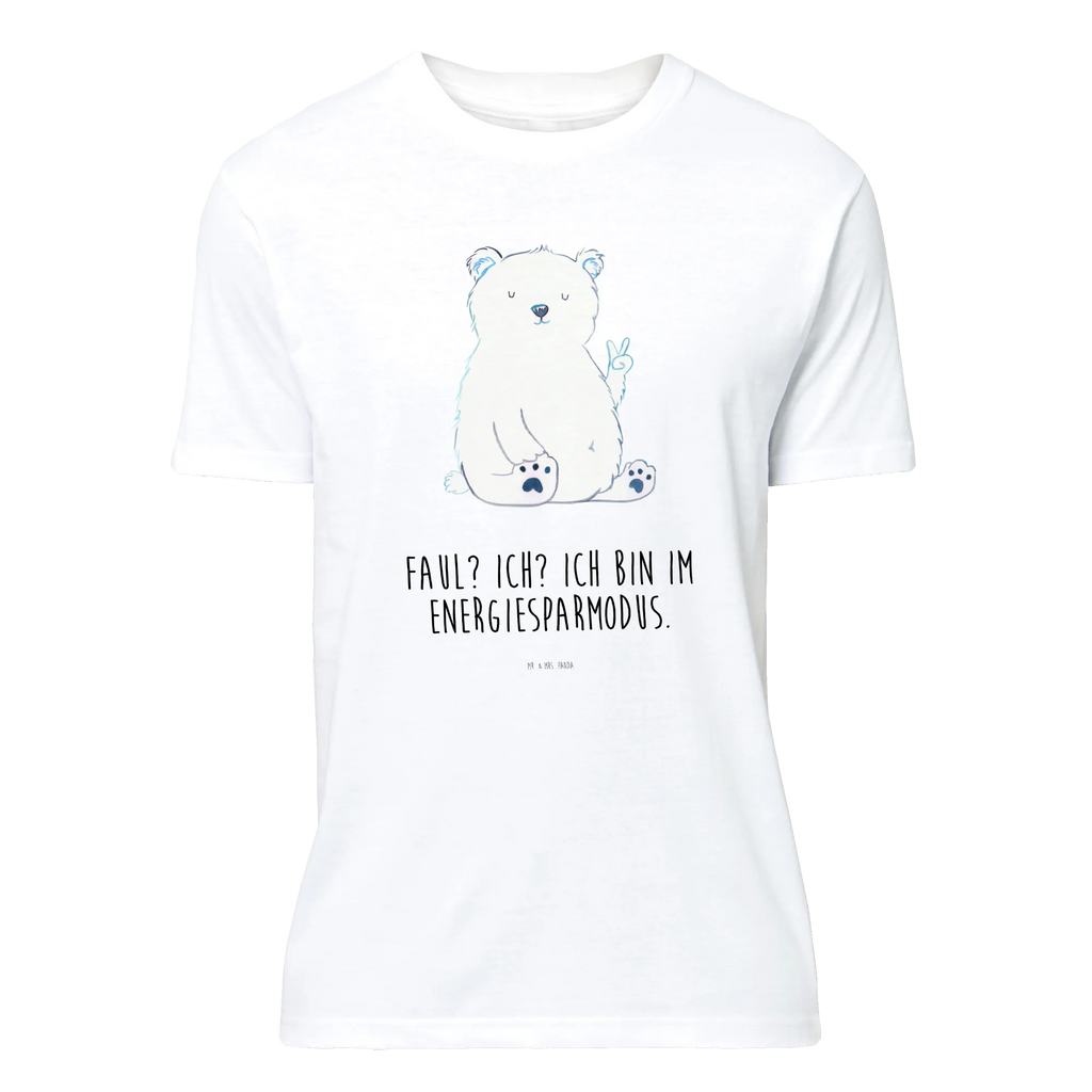 T-Shirt Standard Eisbär Faul Schlafshirt, Damen, Junggesellenabschied, Geburstag, Tshirt, Herrn, T-Shirt mit Spruch, Lustiges T-Shirt, Jubiläum, Shirt, T-Shirt, Nachthemd, Teddy, Bär, Teddybär, Homeoffice, Arbeitsplatz, Relaxen, Bürojob, Entspannen, Faul, Arbeit, Nordpol, Eisbär, Büro