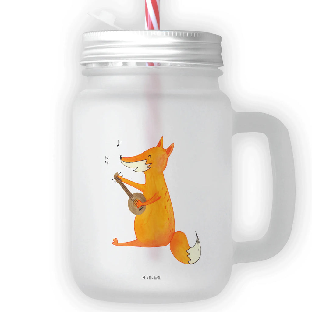 Szklanka Mason Jar Lis gitara Lis