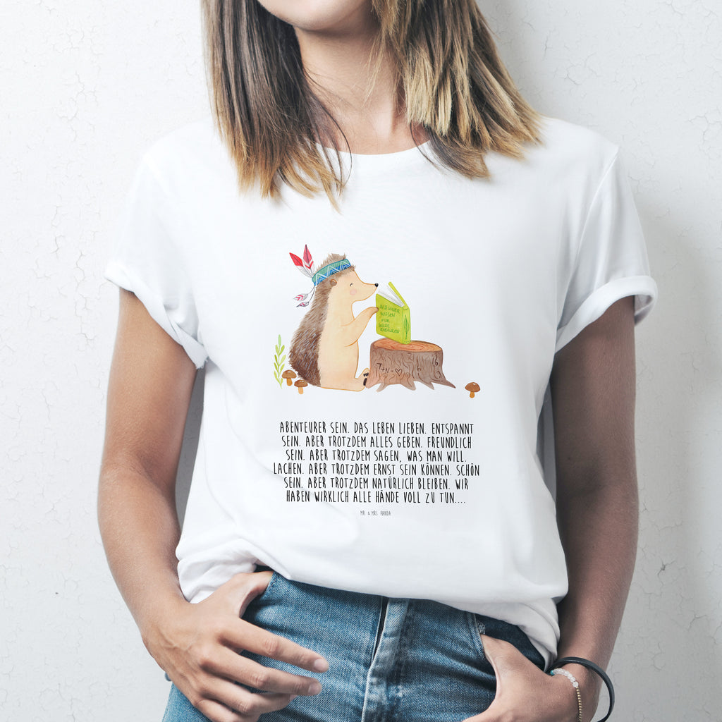 Rozmiar L T-shirt jeż Ozdoba z piór Shirt, Schlafshirt, Tshirt, Lustiges T-Shirt, Jubiläum, Damen, Herrn, T-Shirt, Geburstag, T-Shirt mit Spruch, Junggesellenabschied, Nachthemd, Waldtiere, Tiere, Abenteuer, Indianer, Camping, Lagerfeuer, Igel