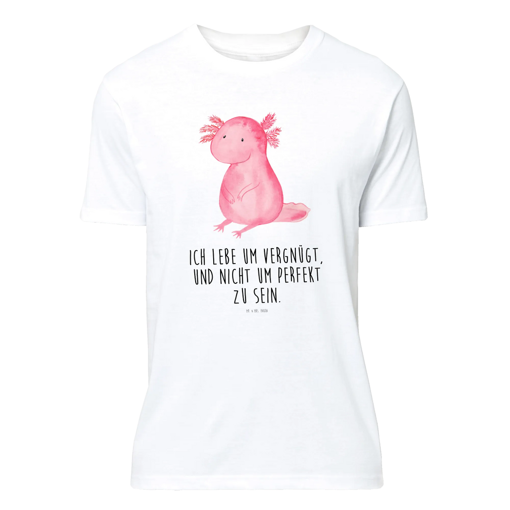 T-Shirt Standard Axolotl Shirt, T-Shirt, Jubiläum, Geburstag, Tshirt, Nachthemd, Schlafshirt, Lustiges T-Shirt, Damen, T-Shirt mit Spruch, Junggesellenabschied, Herrn, Axolotl, Molch, Lebensstil, Weisheit, Axolot, Lebensweisheit, Zufrieden, Liebe, Freundin, Fröhlich, Vergnügt