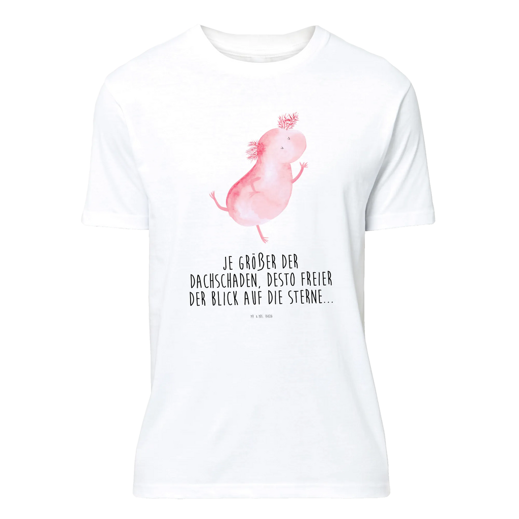 T-Shirt Standard Axolotl tanzt Damen, Shirt, Tshirt, Lustiges T-Shirt, Geburstag, T-Shirt mit Spruch, Nachthemd, Herrn, Junggesellenabschied, Schlafshirt, T-Shirt, Jubiläum, Axolotl, Molch, Verrückt, Freundin, Schwanzlurch, Beste Freundin, Sterne, Axolot, Lurch, Dachschaden, Lurche