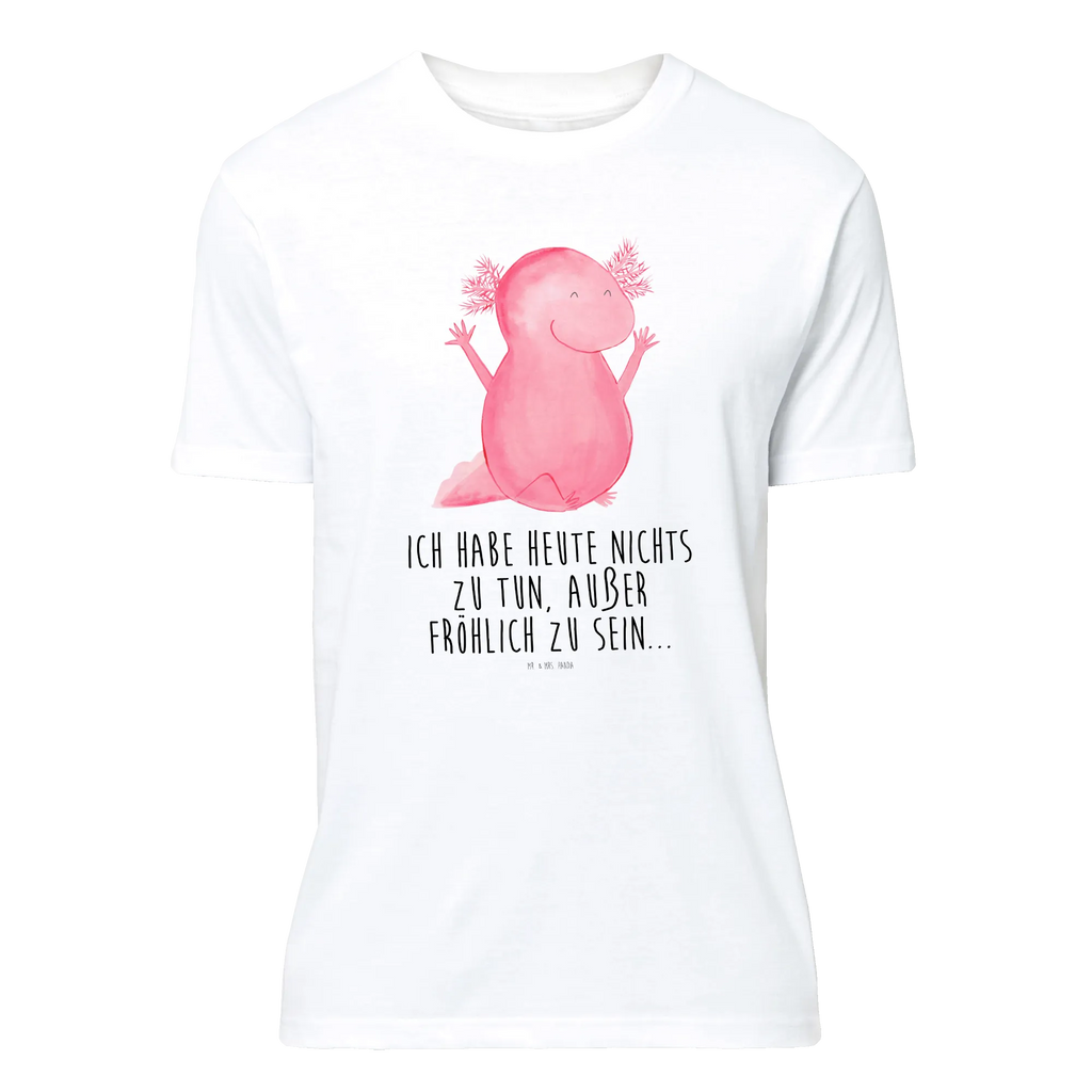T-Shirt Standard Axolotl Hurra T-Shirt, Junggesellenabschied, Herrn, T-Shirt mit Spruch, Jubiläum, Nachthemd, Schlafshirt, Shirt, Lustiges T-Shirt, Damen, Geburstag, Tshirt, Axolotl, Molch, Freude, Fröhlich, Spaß, Schwanzlurch, Zufriedenheit, Lurch, Motivation, Axolot, Lurche