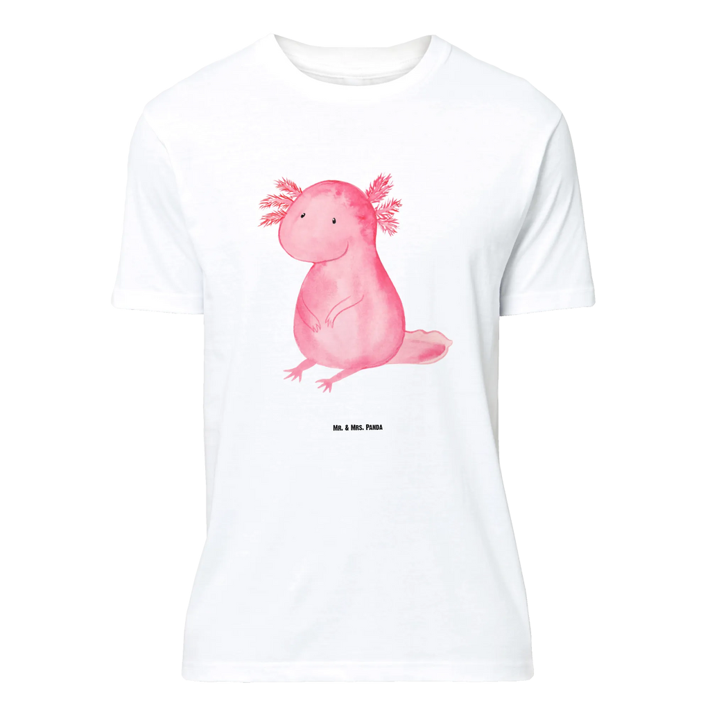 T-Shirt Standard Axolotl Shirt, T-Shirt, Jubiläum, Geburstag, Tshirt, Nachthemd, Schlafshirt, Lustiges T-Shirt, Damen, T-Shirt mit Spruch, Junggesellenabschied, Herrn, Axolotl, Molch, Lebensstil, Weisheit, Axolot, Lebensweisheit, Zufrieden, Liebe, Freundin, Fröhlich, Vergnügt