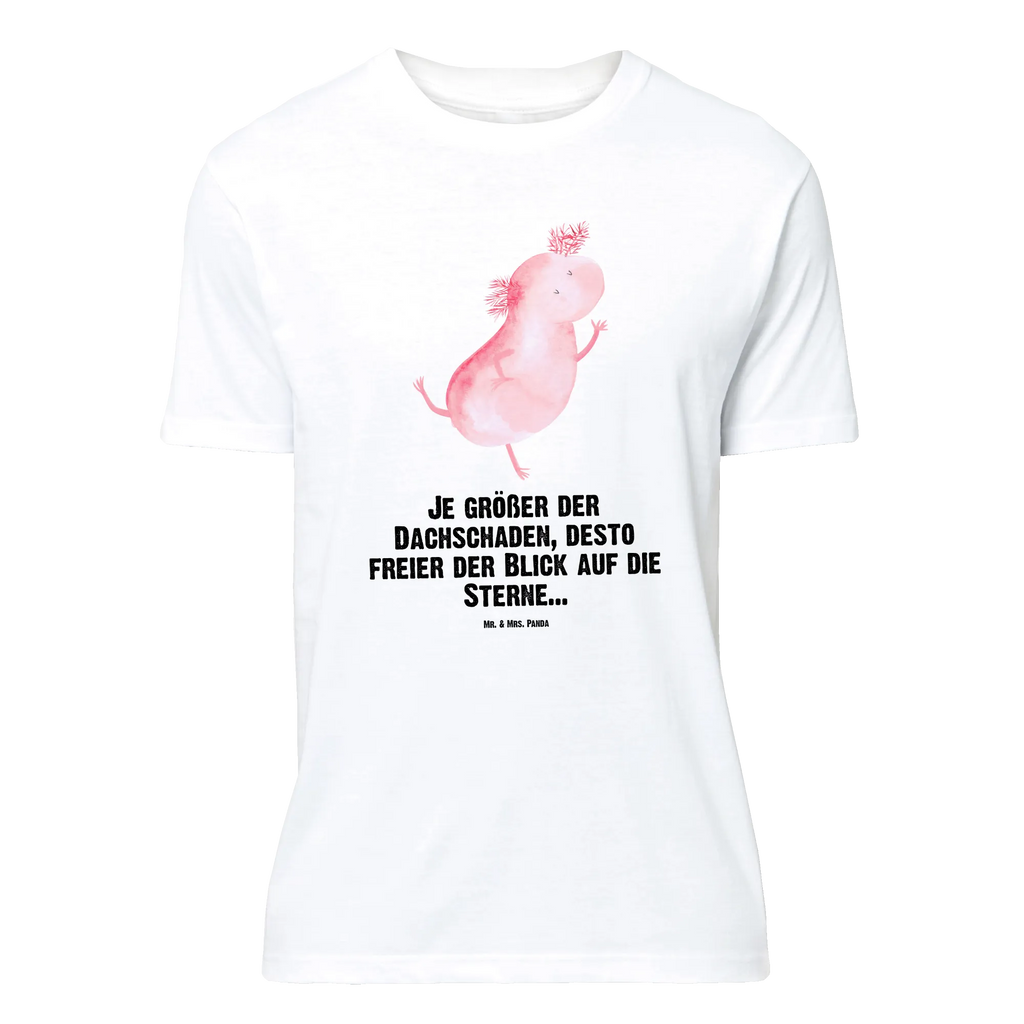 T-Shirt Standard Axolotl tanzt Damen, Shirt, Tshirt, Lustiges T-Shirt, Geburstag, T-Shirt mit Spruch, Nachthemd, Herrn, Junggesellenabschied, Schlafshirt, T-Shirt, Jubiläum, Axolotl, Molch, Verrückt, Freundin, Schwanzlurch, Beste Freundin, Sterne, Axolot, Lurch, Dachschaden, Lurche