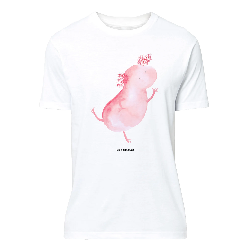 T-Shirt Standard Axolotl tanzt Damen, Shirt, Tshirt, Lustiges T-Shirt, Geburstag, T-Shirt mit Spruch, Nachthemd, Herrn, Junggesellenabschied, Schlafshirt, T-Shirt, Jubiläum, Axolotl, Molch, Verrückt, Freundin, Schwanzlurch, Beste Freundin, Sterne, Axolot, Lurch, Dachschaden, Lurche
