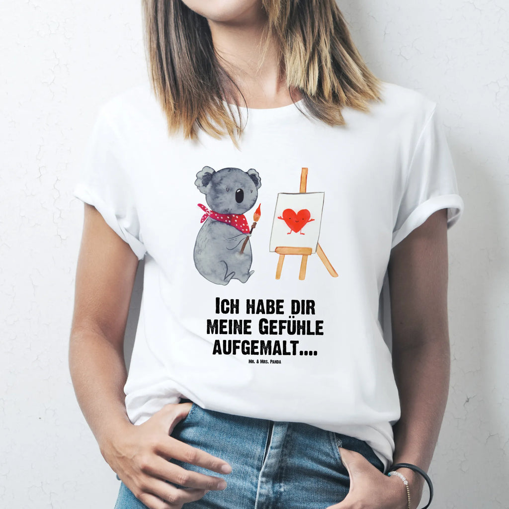 T-Shirt Standard Koala Künstler T-Shirt mit Spruch, Nachthemd, Lustiges T-Shirt, Jubiläum, Tshirt, Herrn, T-Shirt, Junggesellenabschied, Schlafshirt, Damen, Shirt, Geburstag, Koalabär, Koala, Liebensbeweis, Künstler, Liebe, Gefühle, Zeichnen, Liebesgeschenk