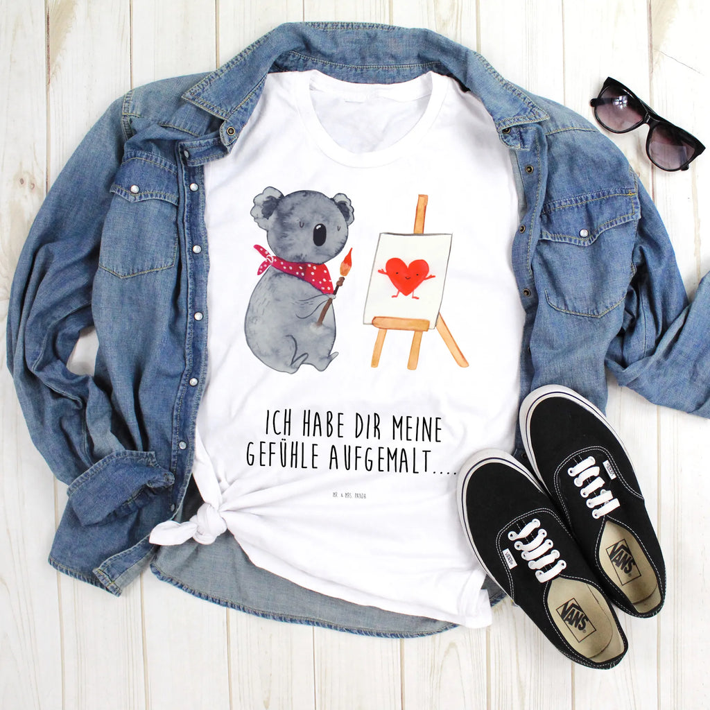 T-Shirt Standard Koala Künstler T-Shirt mit Spruch, Nachthemd, Lustiges T-Shirt, Jubiläum, Tshirt, Herrn, T-Shirt, Junggesellenabschied, Schlafshirt, Damen, Shirt, Geburstag, Koalabär, Koala, Liebensbeweis, Künstler, Liebe, Gefühle, Zeichnen, Liebesgeschenk