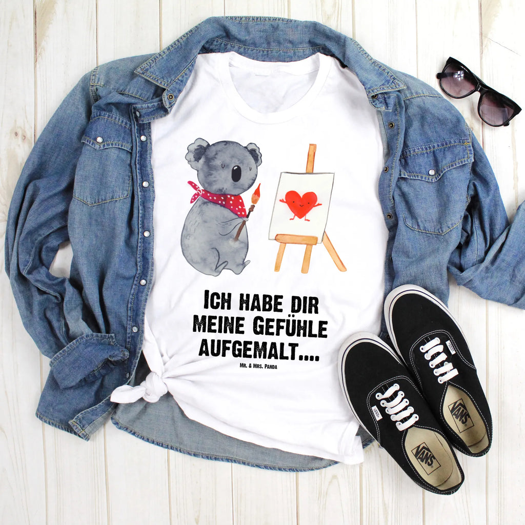 T-Shirt Standard Koala Künstler T-Shirt mit Spruch, Nachthemd, Lustiges T-Shirt, Jubiläum, Tshirt, Herrn, T-Shirt, Junggesellenabschied, Schlafshirt, Damen, Shirt, Geburstag, Koalabär, Koala, Liebensbeweis, Künstler, Liebe, Gefühle, Zeichnen, Liebesgeschenk