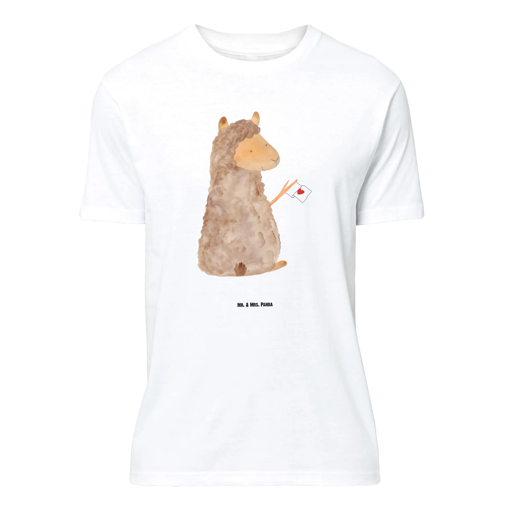 T-Shirt Standard Alpaka Fahne Lustiges T-Shirt, Schlafshirt, Junggesellenabschied, T-Shirt mit Spruch, Tshirt, Nachthemd, Damen, T-Shirt, Herrn, Jubiläum, Shirt, Geburstag, Lama, Alpaka, Lamas, Alpakas, Liebe