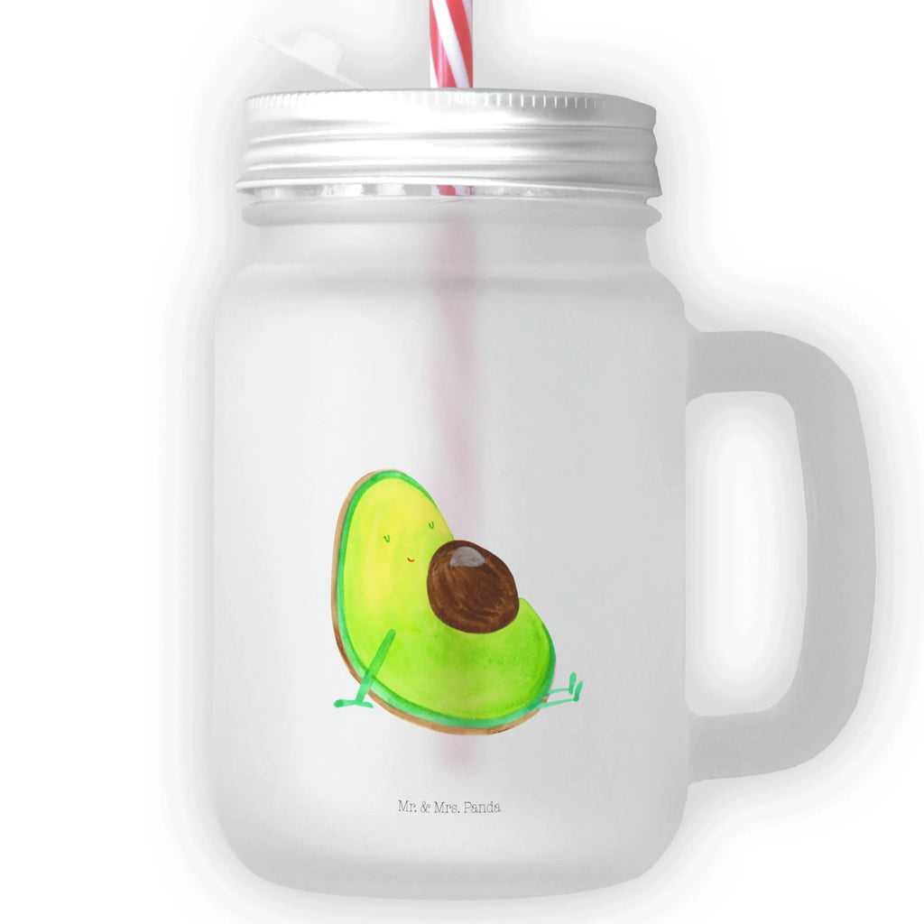 Mason jar drinking glass avocado pregnancy cocktail glass, drinking glass, handle glass, summer glass, glass, Mason Jar, preserving glass, avocado, vegetables, pregnancy, baby shower, pregnant, Avocado
