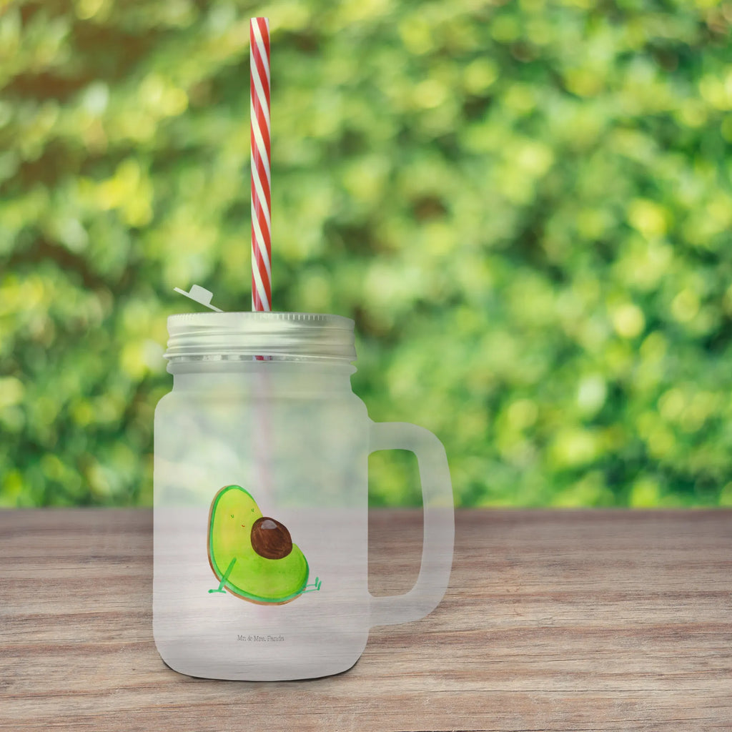 Mason jar drinking glass avocado pregnancy cocktail glass, drinking glass, handle glass, summer glass, glass, Mason Jar, preserving glass, avocado, vegetables, pregnancy, baby shower, pregnant, Avocado