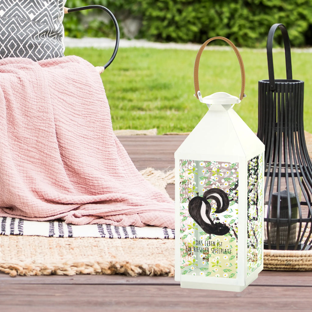 Decorative lantern skunk handstand Skunk, playful, skunk, stink, predator, child, playground, wild animal