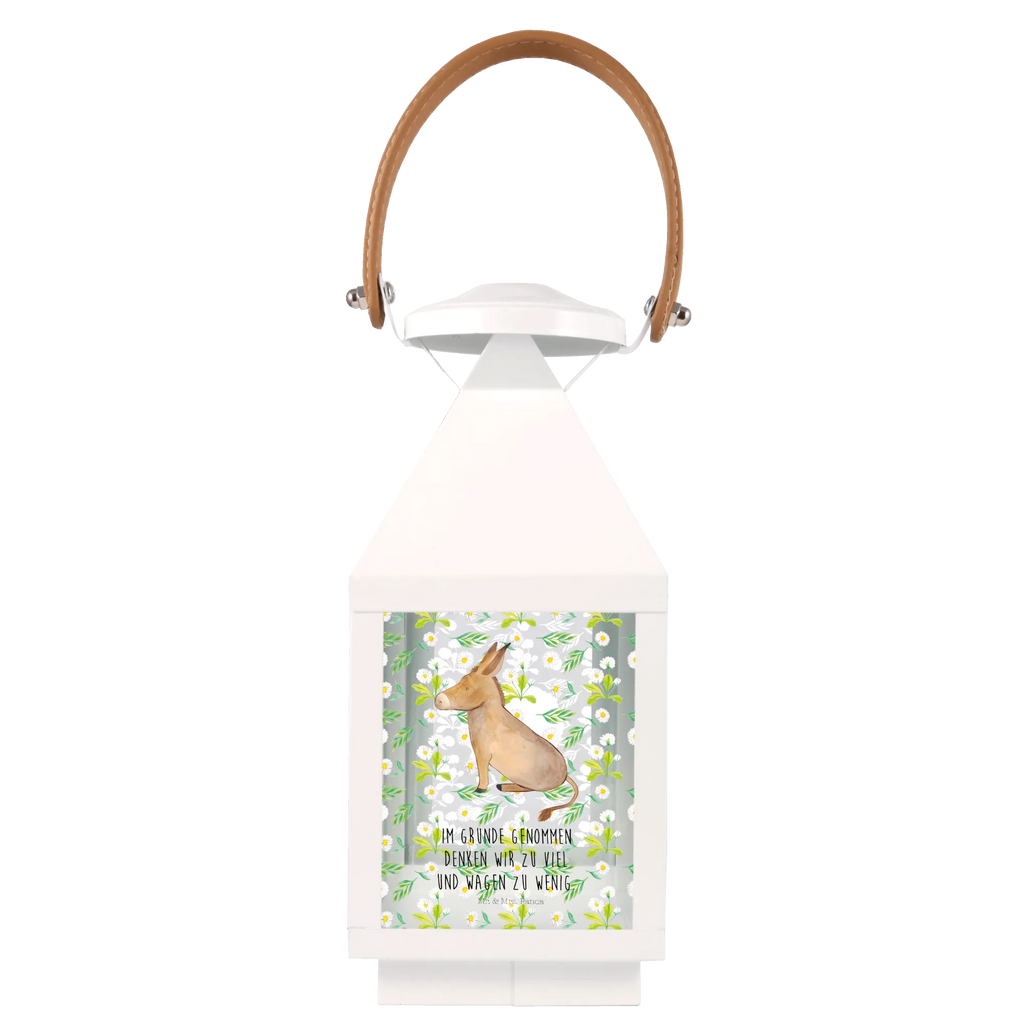 Decorative lantern Donkey small animals, cute, funny, cute animal motives, hand drawn, small world, funny sayings, good mood, happy, gifts, gift ideas, special gifts, animal lover, card, Donkey, wisdom, aim in life, courage to face life, happiness in life, courage, goal