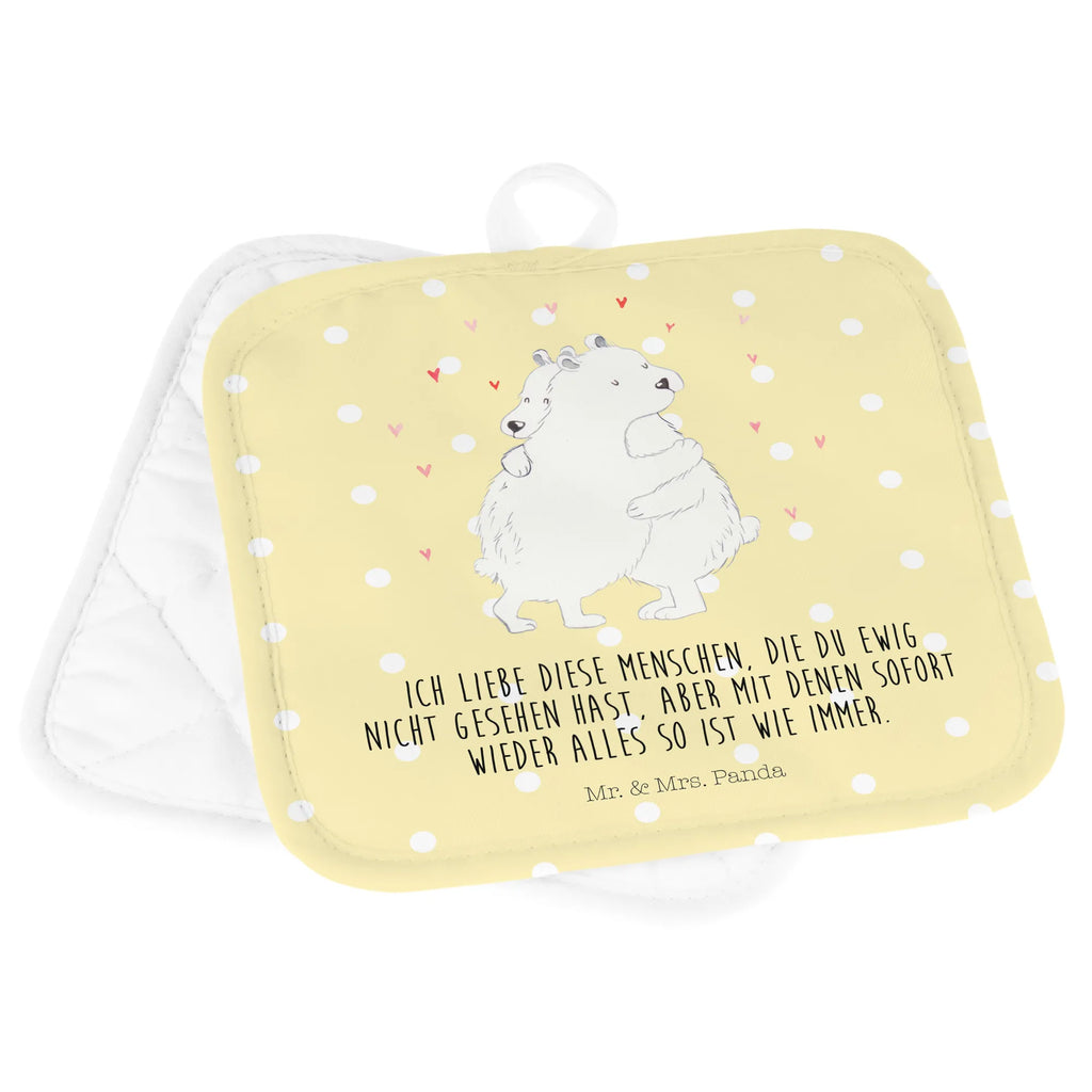 2er Set Topflappen  Eisbär Umarmen Topfhandschuhe, Topflappen, Topfuntersetzer, Topflappenset, Topflappen 2er Set, 2er Set Topflappen, topfhalter, Topflappen Set, Lustige Sprüche, Tiere, Tiermotive, Gute Laune