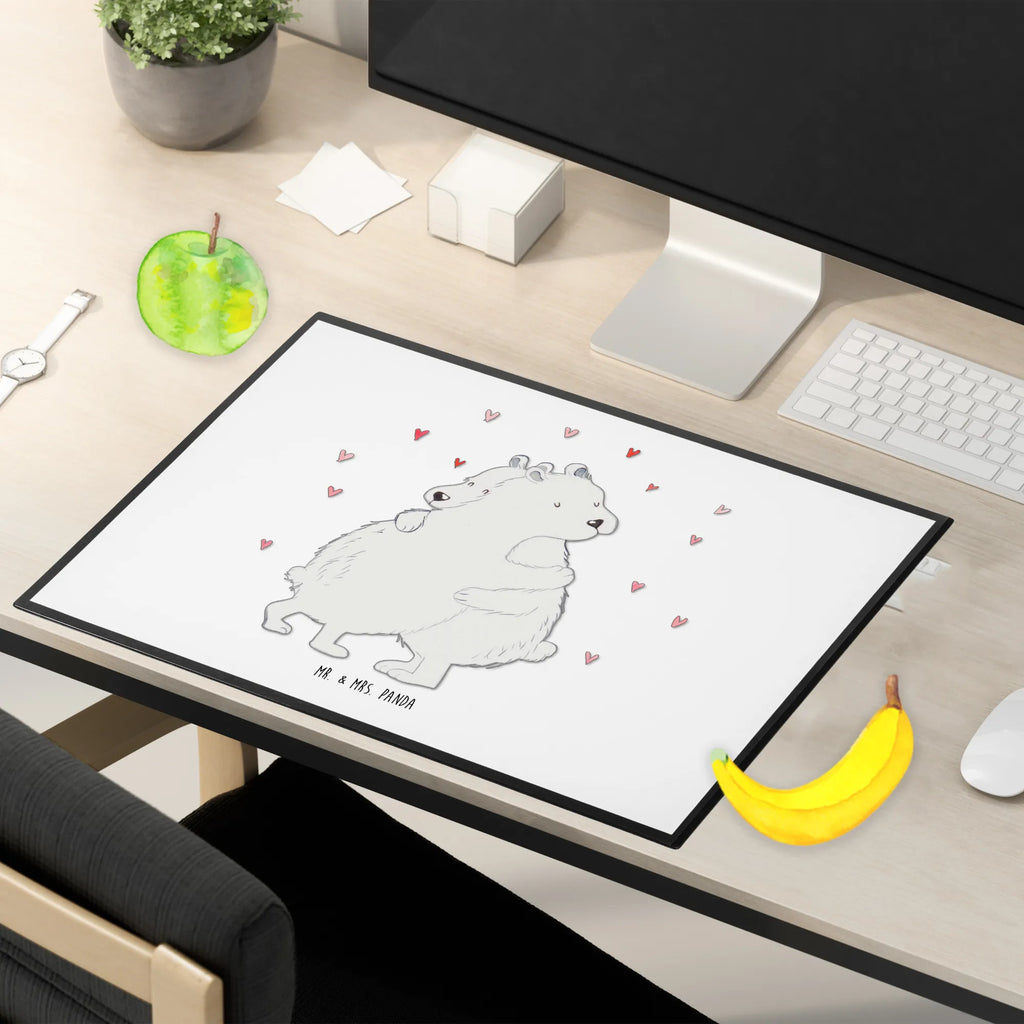 Podkładka na biurko Niedźwiedź polarny obejmować Motywy zwierzęce, dobra energia, zabawne powiedzonka, zwierzęta