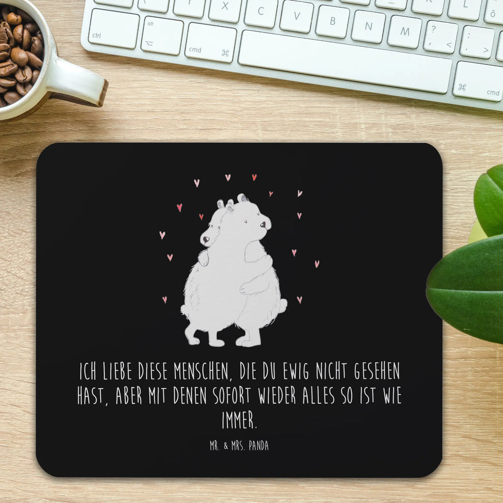 Mouse mat Icebear Embrace Computer zubehör, Einzigartiges Mauspad, Mausunterlage, Mousepad, Büroausstattung, PC Zubehör, Mauspad Büro, Arbeitszimmer, Designer Mauspad, Mauspad, Tiermotive, Gute Laune, lustige Sprüche, Tiere